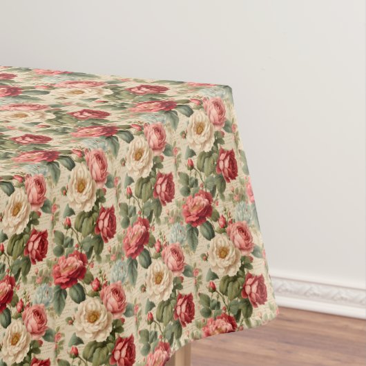 ヴィンテージバラの迷惑ジャーナルページ テーブルクロス (インサイチュ)