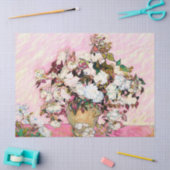 ヴィンテージバラはファン・ゴッホ、デコページによる花瓶 薄葉紙 (クラフト)