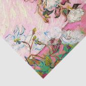 ヴィンテージバラはファン・ゴッホ、デコページによる花瓶 薄葉紙 (詳細)