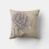 ヴィンテージバラアメリカンMoJo枕 クッション (裏面)