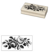 ヴィンテージバラアンティーク ラバースタンプ (押印)