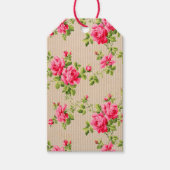 ヴィンテージバライラストレーション紙基本誕生日 ギフトタグ (正面)