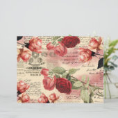 ヴィンテージバラエフェメラスクラップブック紙シート (スタンド正面)