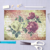 ヴィンテージバラエフェメラデクページティッシュペーパー 薄葉紙 (クラフト)