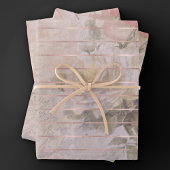 ヴィンテージバラエフェメラ |フローラ水の色 ラッピングペーパーシート