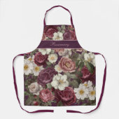 ヴィンテージバラエプロン(名前または他の文字付き) エプロン (正面)