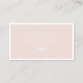 ヴィンテージバラエレガントイベントプランナー名刺 名刺 (裏面)