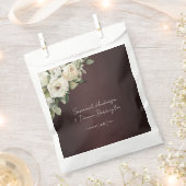 ヴィンテージバラエレガントオン結婚ブルゴーニュ フェイバーバッグ (クリップ留めされた状態)