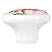 ヴィンテージバラエレガントセラミックノブ（ピンク） セラミックノブ (側面)