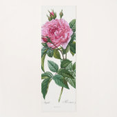 ヴィンテージバラオーナメントイラストレーション ヨガマット (正面)