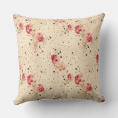 ヴィンテージバラカントリーコテージクッション クッション (裏面)