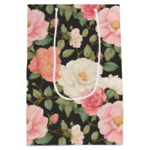 ヴィンテージバラガーデンインノワール赤面 ミディアムペーパーバッグ (裏面)