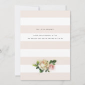 ヴィンテージバラガーデンサプライズ誕生日パーティー 招待状 (裏面)