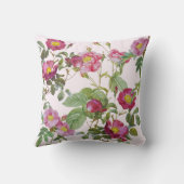 ヴィンテージバラガーデンロマンチックフローラ装飾用クッション クッション (裏面)