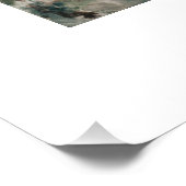 ヴィンテージバラクーダとリーフフィッシュ フォトプリント            (角)