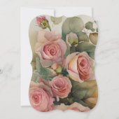 ヴィンテージバラグリーティングカード (正面)