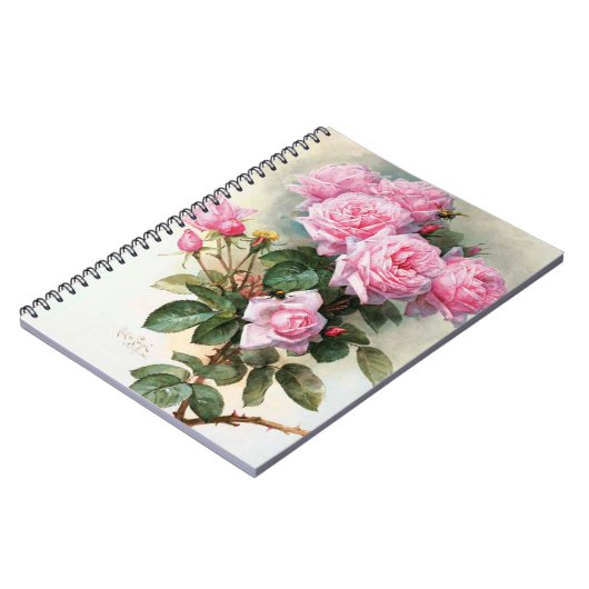 ヴィンテージバラケースメイトiPhoneケース ノートブック (左側)