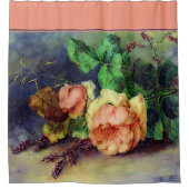 ヴィンテージバラシャワーカーテン シャワーカーテン (正面)