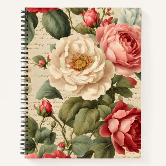 ヴィンテージバラジャンクジャーナルページノートブック ノートブック (正面)