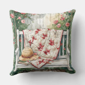 ヴィンテージバラスイングキルトチャーム クッション (裏面)