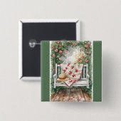 ヴィンテージバラスイングキルトチャーム 缶バッジ (正面&裏面)