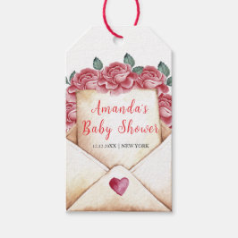 ヴィンテージバラスウィートレターベビーシャワー ギフトタグ