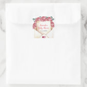 ヴィンテージバラスウィートレターベビーシャワー スクエアシール (バッグ)