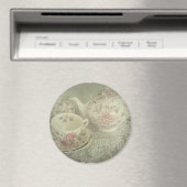 ヴィンテージバラチンツティーポット、カップマグネット マグネット (インサイチュ (食洗機))