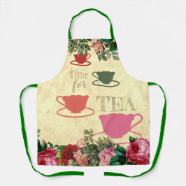 ヴィンテージバラティーコーヒーカップ料理キッチン エプロン