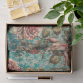 ヴィンテージバラティール（緑がかった色）ティッシュペーパー 薄葉紙 (ギフト)