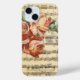 ヴィンテージバラトリオオンミュージック iPhone 15ケース