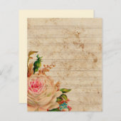 ヴィンテージバラノート (正面/裏面)