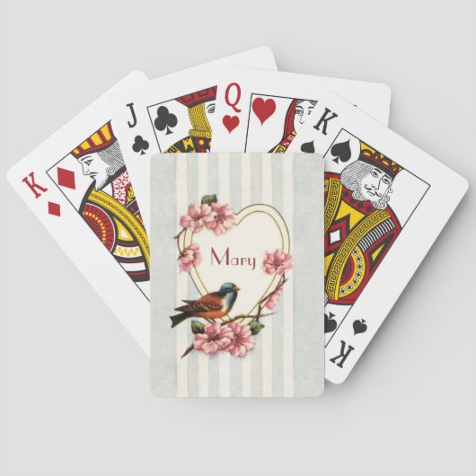 ヴィンテージバラハート自転車®トランプ トランプ (裏面)