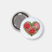 ヴィンテージバラハート マグネット (正面/裏面)