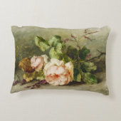 ヴィンテージバラバイマーガレタローゼンブーム アクセントクッション (裏面)