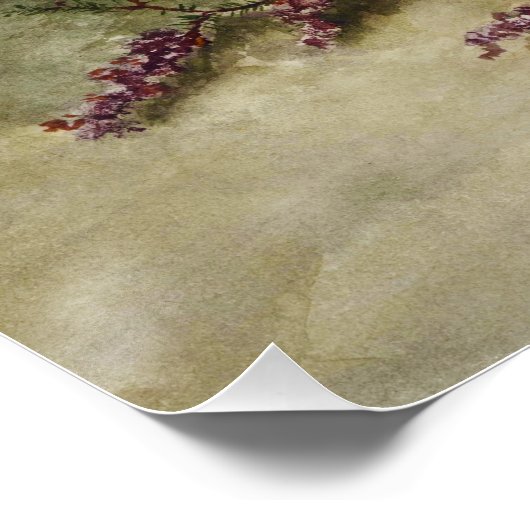 ヴィンテージバラバイマーガレタローゼンブーム ポスター (コーナー)