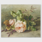 ヴィンテージバラバイマーガレタローゼンブーム ラッピングペーパー (フラット)