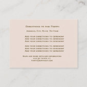 ヴィンテージバラバタフライ、音楽ノートエンクロージャ エンクロージャーカード (裏面)