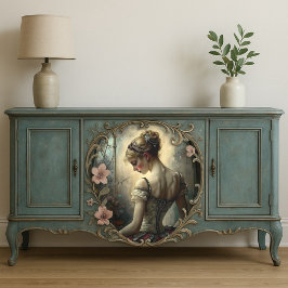 ヴィンテージバラバレリナアートデクページ 薄葉紙