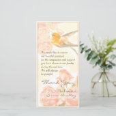 ヴィンテージバラバード悔やみや弔慰ありがとうPカード サンキューカード (スタンド正面)