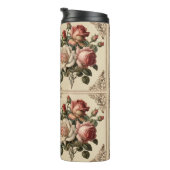 ヴィンテージバラパターンビクトリアンスタイル タンブラー (回転右)