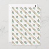 ヴィンテージバラパターン – はがき (正面/裏面)