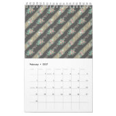 ヴィンテージバラパターン – カレンダー (2月 2027)