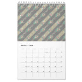 ヴィンテージバラパターン – カレンダー (1月 2026)