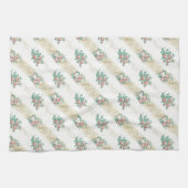 ヴィンテージバラパターン – キッチンタオル (横)