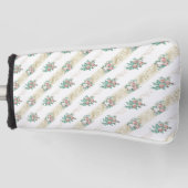 ヴィンテージバラパターン – ゴルフヘッドカバー (正面)