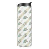 ヴィンテージバラパターン – サーマルタンブラー タンブラー (回転左)