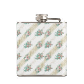 ヴィンテージバラパターン – フラスコ フラスク (裏面)