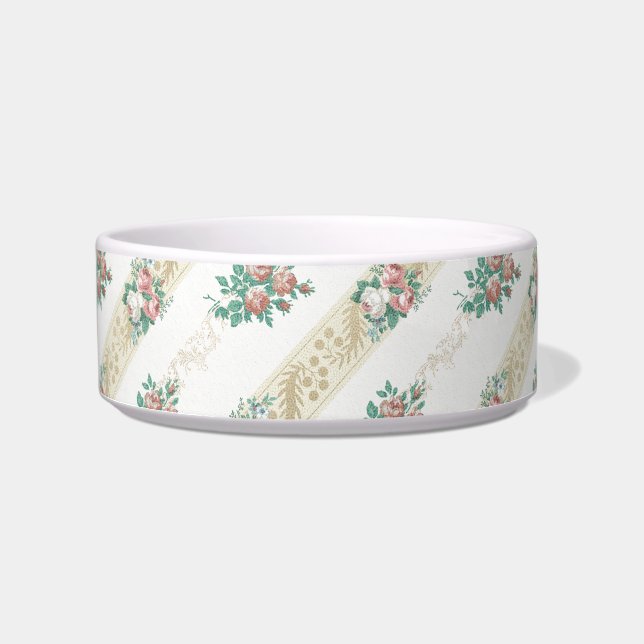 ヴィンテージバラパターン – ボウル (正面)