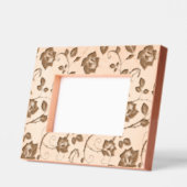 ヴィンテージバラパターン レーザー彫刻フレーム (左)